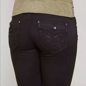 Rock Revival Beliss Black Skinny Jeans 26